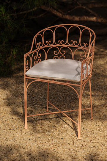 Chaise en fer forgé " Hadiqa"