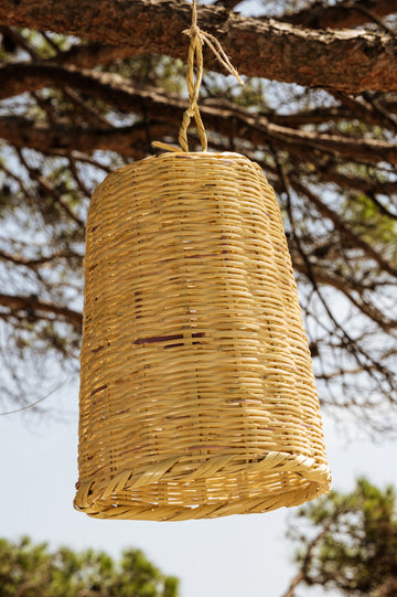 Suspension en rotin