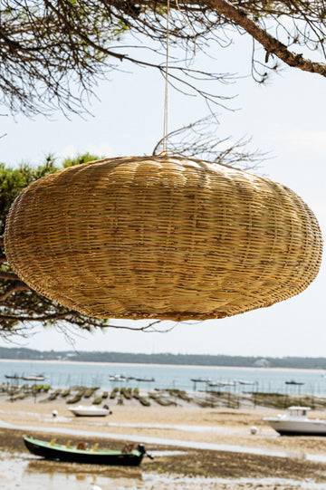 Suspension en rotin